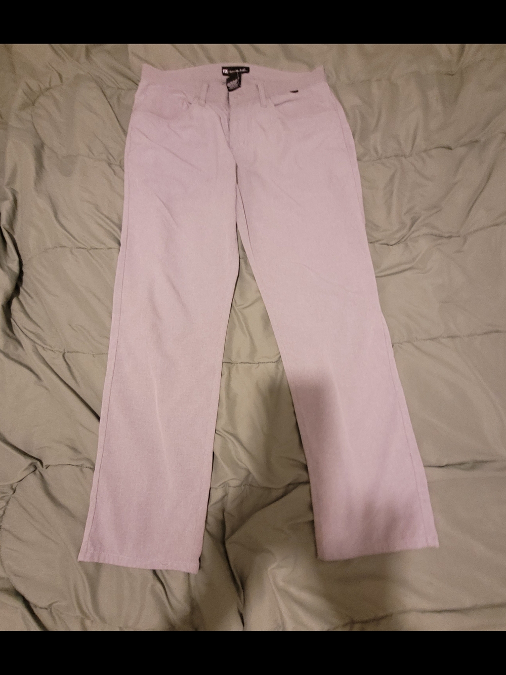 Travis Mathew 34/29 Hemmed Golf Sport Performance Classic Urban Light Grey Pants
